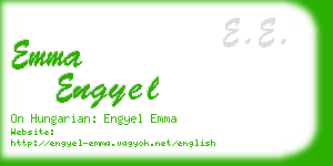 emma engyel business card